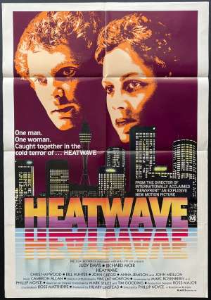 Heatwave Poster One Sheet Original 1982 Judy Davis Chris Haywood
