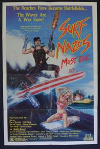 Surf Nazis Must Die 1987 Movie Poster One Sheet Gail Neely Troma