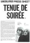 Tenue De Soiree 1986 Movie Press Sheet G&eacute;rard Depardieu Michel Blanc