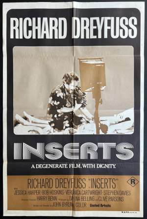 Inserts Poster One Sheet Original 1975 Richard Dreyfuss Bob Hoskins