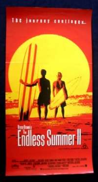 The Endless Summer 2 Movie Poster Original Daybill Surfing Bruce Brown