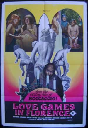 Love Games In Florence One Sheet Australian Movie poster
