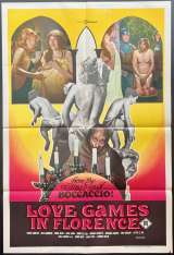 Love Games In Florence One Sheet Australian Movie poster