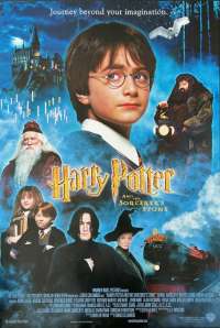 Harry Potter And The Sorcerer&#039;s Stone Poster Original RARE USA One Sheet