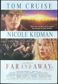 Far And Away Poster Daybill Mini Original 1992 Tom Cruise Kidman