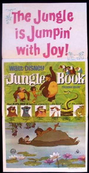 The Jungle Book Daybill Movie Poster Disney