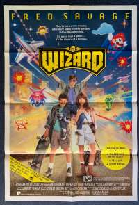 The Wizard Poster Original One Sheet Rare 1989 Fred Savage Nintendo
