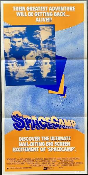 Spacecamp Daybill Movie poster Lea Thompson Joaquin Phoenix