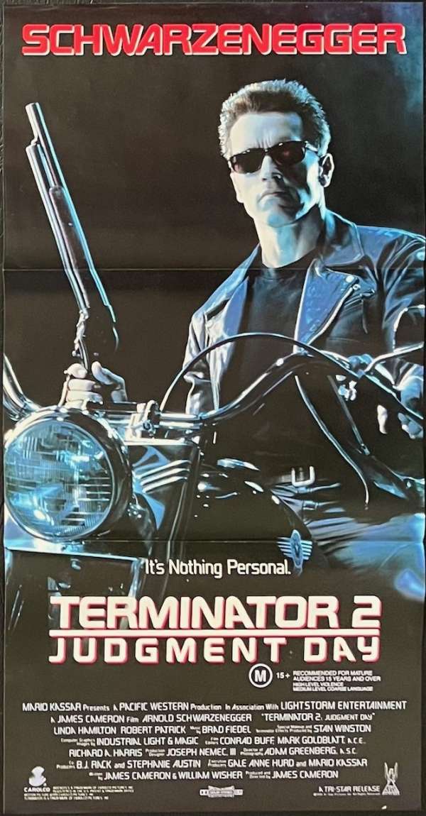 All About Movies - Terminator 2 Judgment Day Daybill Poster