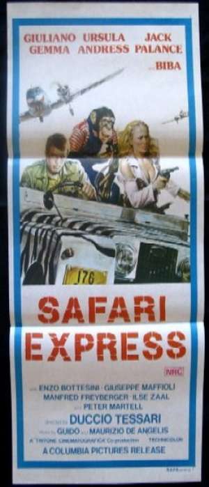 Safari Express Daybill Movie poster