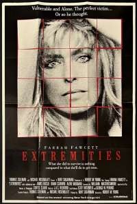 Extremities Rare Video Poster Filmpac 1986 Farrah Fawcett Revenge