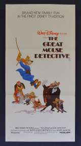 The Great Mouse Detective movie poster Original Daybill Disney