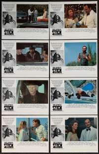 Stick Lobby Card Set 11&quot;x14&quot; Original English 1985 Burt Reynolds George Segal
