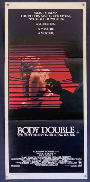 Body Double Poster Original Daybill 1984 De Palmer Melanie Griffith