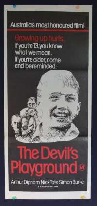 The Devil&#039;s Playground 1976 movie poster Fred Schepisi Australian Daybill