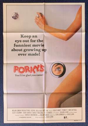 Porky&#039;s Poster Original One Sheet 1981 Kim Cattrall Dan Monahan