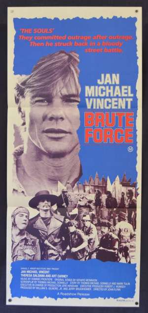 Brute Force Poster Original Daybill 1980 Jan Michael Vincent Defiance