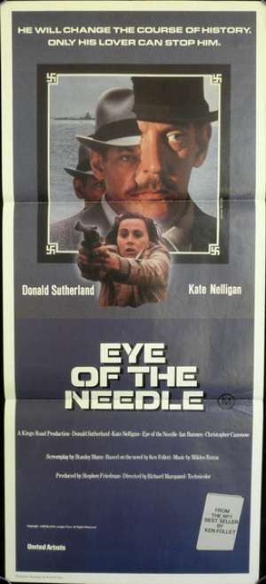 Eye Of The Needle 1981 Poster Original Daybill Donald Sutherland Kate Nelligan