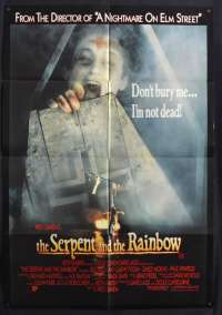 The Serpent And The Rainbow 1988 One Sheet movie poster Wes Craven Rob Cohen
