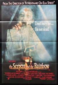 The Serpent And The Rainbow 1988 One Sheet movie poster Wes Craven Rob Cohen