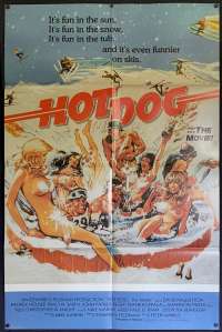 Hot Dog Poster Original One Sheet 1984 David Naughton Shannon Tweed