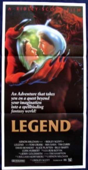 Legend Poster Original Daybill 1985 Tom Cruise Mia Sara Tim Curry