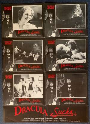 Dracula Sucks Poster Original Photosheet 1978 Aka Lust At First Bite Sexploitation
