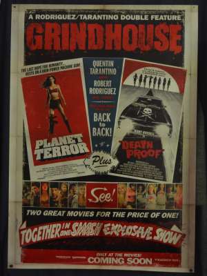 Grindhouse Movie Poster Original One Sheet ROLLED 2007 Planet Terror Death Proof
