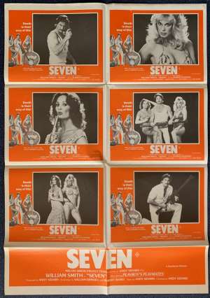 Seven Poster Original Photosheet 1979 Andy Sidaris Playboy Sexy Playmates
