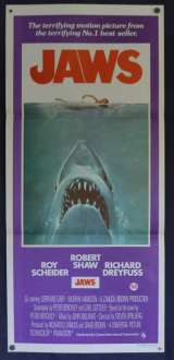 Jaws Poster Original Daybill 1975 First Release Robert Shaw Shark