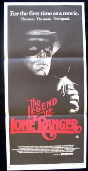 The Legend Of The Lone Ranger 1981 Daybill movie poster Western