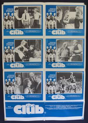 The Club Poster Original Australian Photosheet 1980 Jack Thompson AFL