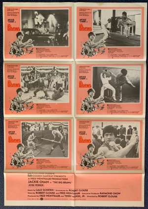 The Big Brawl Poster Original Photosheet Battle Creek Brawl Jacki Chan Martial Arts