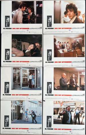 Dog Day Afternoon Lobby Card Set 11x14 USA Original 1975 Al Pacino