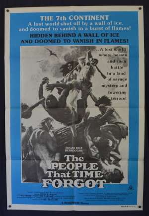The People That Time Forgot Poster Original One Sheet 1977 Doug McClure