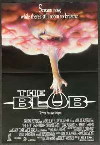 The Blob Poster Original One Sheet 1988 Kevin Dillon Sci-Fi Monster