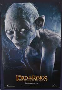 Lord Of The Rings Return Of The King One Sheet Poster USA Rolled Teaser Gollum Art