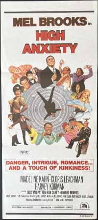 High Anxiety Poster Daybill Original 1977 Mel Brooks