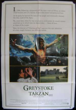 Greystoke The Legend Of Tarzan One Sheet Movie poster