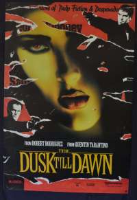 From Dusk Till Dawn 1996 One Sheet movie poster Rolled Teaser Vampire art