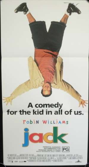 Jack Poster Original Daybill 1996 Robin Williams Dianne Lane