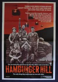 Hamburger Hill 1987 One Sheet Poster Vietnam War Dylan McDermott Don Cheadle