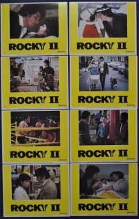 Rocky 2 1979 Sylvester Stallone Boxing 11x14 Lobby Card Set USA