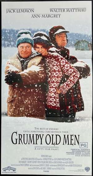 Grumpy Old Men Poster Daybill Original 1993 Jack Lemmon