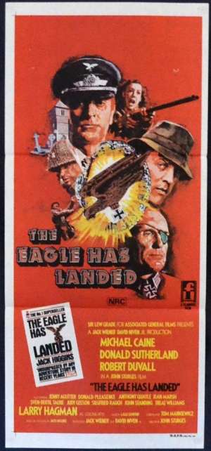 The Eagle Has Landed Poster Original Daybill 1976 Michael Caine Donald Sutherland