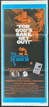 The Amityville Horror Poster Original Daybill 1979 James Brolin Margot Kidder