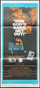 The Amityville Horror Poster Original Daybill 1979 James Brolin Margot Kidder
