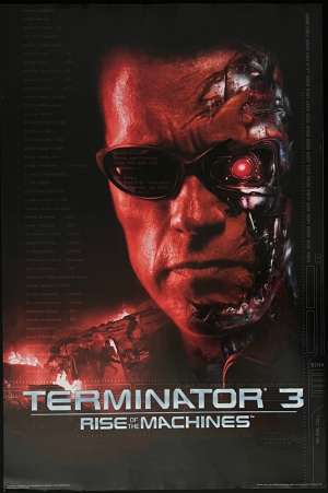 Terminator 3 Rise Of The Machines Movie Poster REPRINT Arnold Schwarzenegger