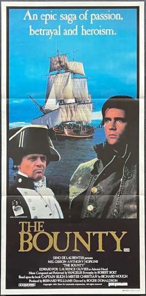 The Bounty Movie Poster Original Daybill 1984 Mel Gibson