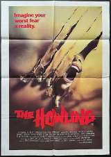 The Howling Movie Poster One Sheet Dee Wallace Patrick Macnee Werewolves
